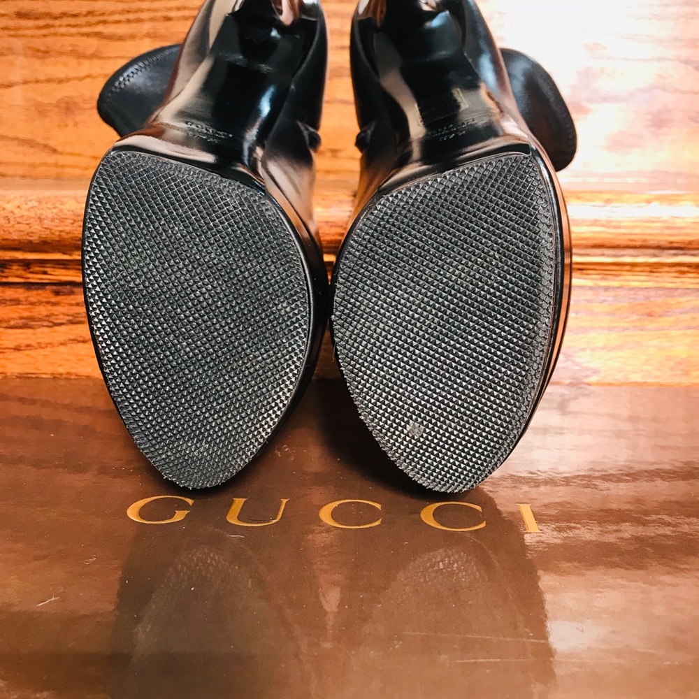 Gucci - Black Nappa Stretch Nero Boots/Bootie - Picture 7 of 8